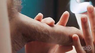 This is what a true cumslut should do with used condoms. This is intense