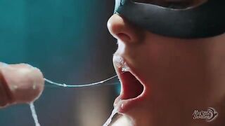This is what a true cumslut should do with used condoms. This is intense