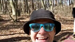 A day with Kleomodel ended with a group sex in the woods - Chihuahua Vlog