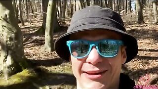 A day with Kleomodel ended with a group sex in the woods - Chihuahua Vlog