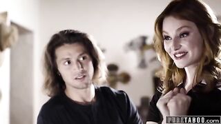 A widow's husband was manipulated by a cunning woman, played by Lacy Lennon