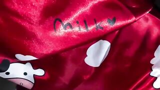 A hot star shower and milky way scene that ends with a cumshot