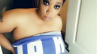 BBW Ebony Step Mom gets cornered and fucked by her stepson