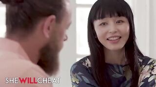 A teacher gave a lesson to the married woman Marica Hase