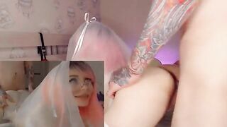 The best man’s sexy bride gets caught cheating and gets fucked