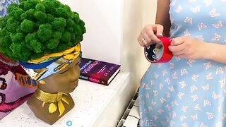 A stepson without brains fucks his mother without a condom
