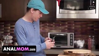The boy was fucked by hot MILF Dee Williams in hardcore action