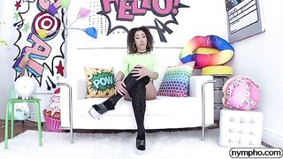 Brunette Latina Kira Perez gets her pussy full of cum