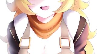 Yang teaches edging with her mouth in a hot RWBY scene