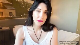 Hot MILF gives a blowjob to her step daughter's boyfriend