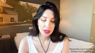 Hot MILF gives a blowjob to her step daughter's boyfriend