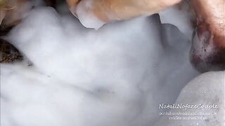 Horny blonde babe gets fucked in the bathtub