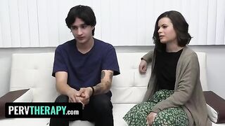 Aaliyah Love, the hottest MILF doctor around, helps pervert stepsiblings