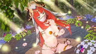 The beautiful girl Nilou is fucking in Genshin Impact