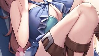 Raphtalia serves your dick in this hot anime JOI scene