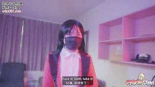 Yumeko Kakegurui lost a bet and had sex without panties or condoms