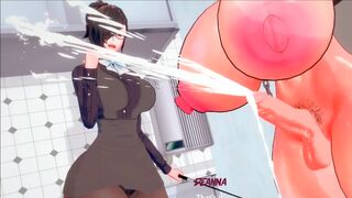 Cartoon game action with a twist, perfect for fans of futanari!
