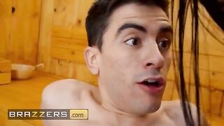 Blondie Fesser and Sara Retali catch a peeping guy and screw him hard