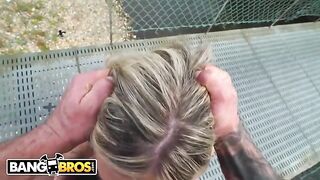 Emilio Ardana fucked busty Latina Carla Boom outdoors