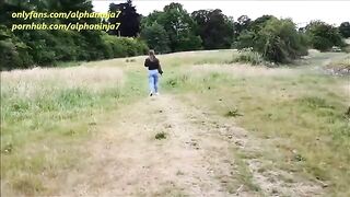 A riskier sex session in the park with alphaninja7