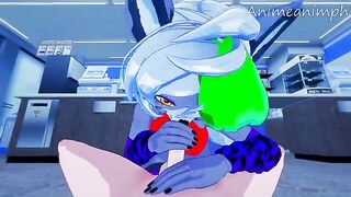 Roxanne Wolf gets fucked in her Five Nights room