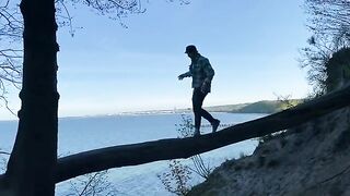 A Chihuahua vlog about a walk around Gdynia Orłowo, exploring abandoned buildings and public encounters