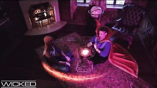 Deadpool and Captain Marvel fuck Spiderman in pool in a steamy parody