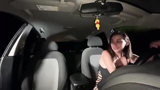 My girlfriend and I discussed in the car, then my friend joined us