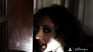 An investigator, Riley Reid, raves about a hooker's incredible skills with a tongue