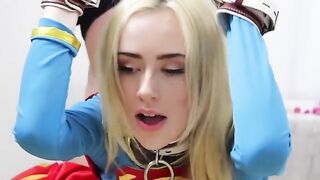 Candy White in bondage doggystyle action