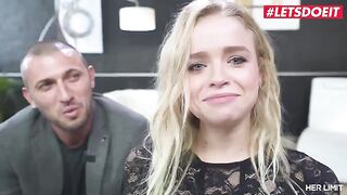 Blonde Russian beauty Alexa Flexy gets her pussy and ass pounded hard