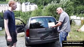 Outdoor group sex with German amateurs, rough and passionate - egon kowalski style