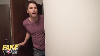 Fake Hostel sex affair turns into a hot bunk bed threesome