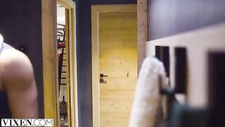 Petite vixen Sonya gets fucked hard in the Alps by a big cock