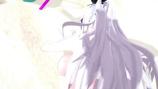 Huge tits Waifu Prinz Eugen fucked in POV style
