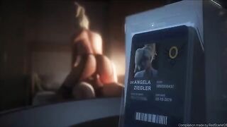 Animated Mercy videos with her amazing skills in action