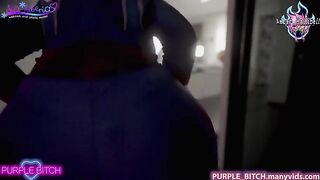 Spiderman fucked two sexy lesbians with a big ass using a strapon