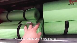 Help me choose a yoga mat where you can fuck me later, babe