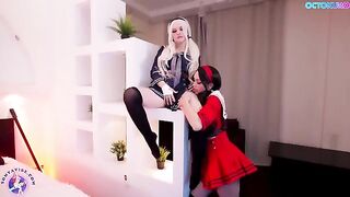 Octokuro's cosplay girl fuck doll in short skirt is too much to handle