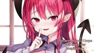 The ultimate gangbang with a succubus that never gets tired of fucking