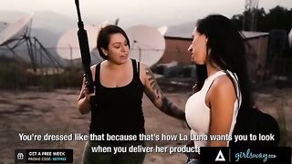 The Femdom boss Luna Star taught her whores to behave in a steamy Girlsway scene