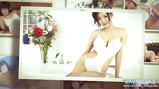 Two cute Japanese girls are naughty and play with each other