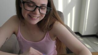 The bookworm teen gets a real dick to learn anatomy in hardcore action