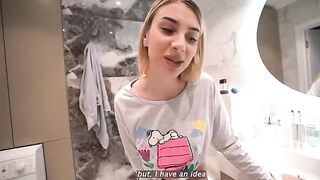 My step sister is a slutty whore who teaches me sex