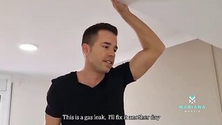 The air technician charged the owner of the house for the service