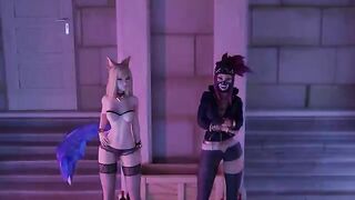 Hentai cast with League of Legends’ Ahri in a kinky ass fuck session