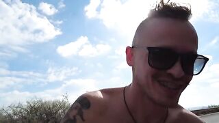 Bunch of wet pussies gets fucked on the beach
