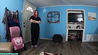 My stepmom took medicine for our hot sex session, brought to life by Jane Cane
