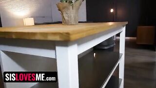 Fitness enthusiast stepsis Cece Capella seduces her stepbro to fuck her hard