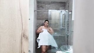 Pervert spied on stepsister in shower and got intimate with Savannah Watson